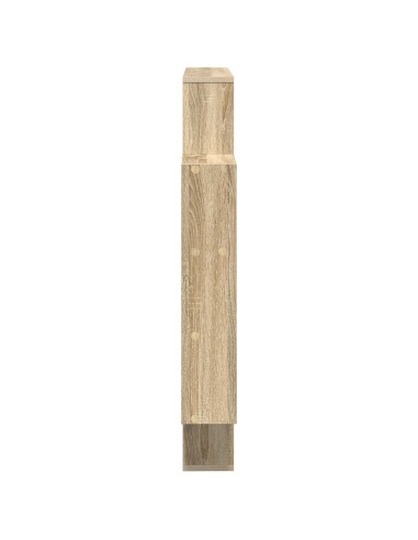 Scaffale da parete Rovere Sonoma 100 x 13 x 100 cm