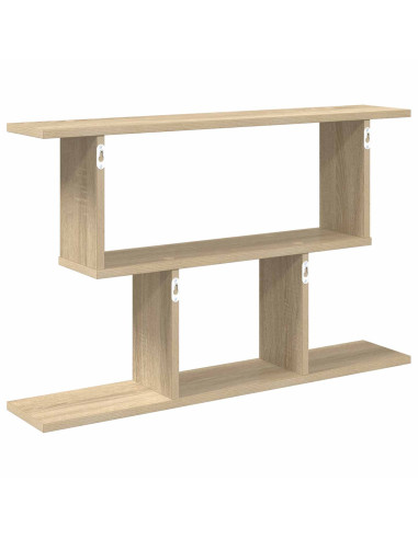 Scaffale da parete Rovere Sonoma 80 x 15 x 50,5 cm