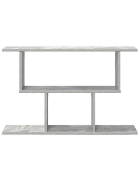 Scaffale da parete Grigio Cemento 80 x 15 x 50,5 cm