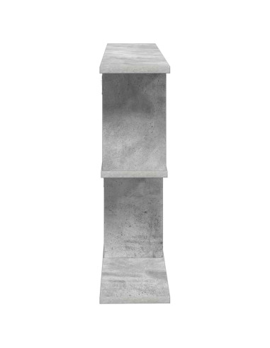 Scaffale da parete Grigio Cemento 80 x 15 x 50,5 cm
