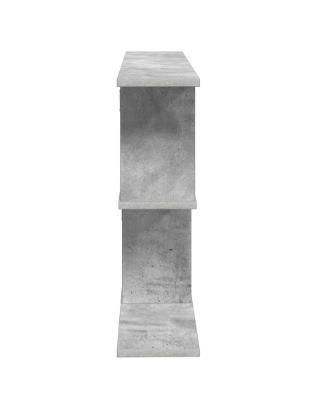 Scaffale da parete Grigio Cemento 80 x 15 x 50,5 cm