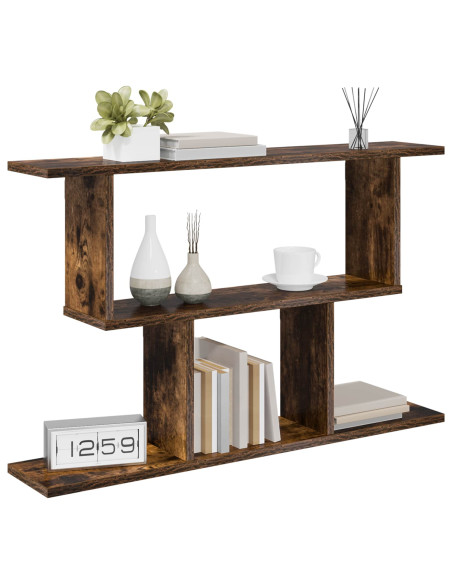Scaffale da parete Rovere Fumo 80 x 15 x 50,5 cm