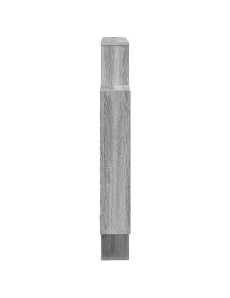 Scaffale da parete Sonoma grigio 100 x 13 x 100 cm