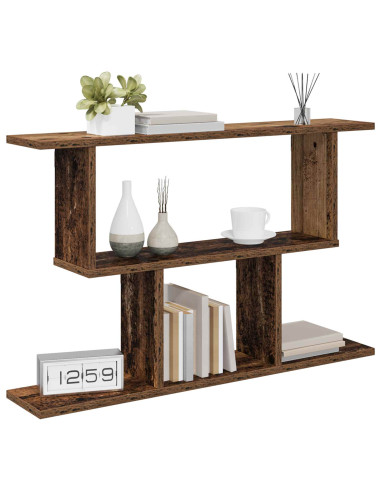 Scaffale da parete Legno antico 80 x 15 x 50,5 cm