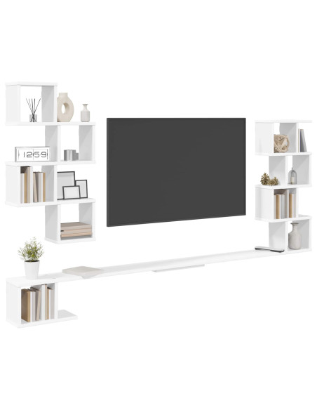 Mensola per TV da muro Bianco 180 x 15 x 94 cm