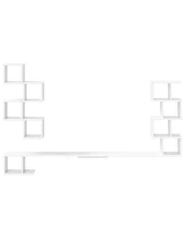 Mensola per TV da muro Bianco 180 x 15 x 94 cm
