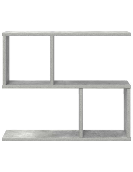 Scaffale da parete Grigio Cemento 60 x 12 x 50,5 cm