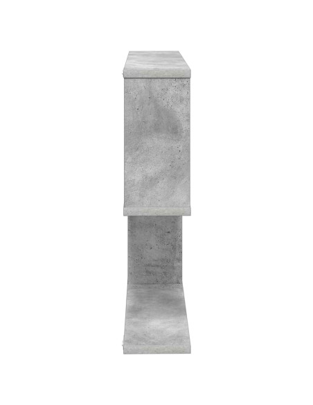 Scaffale da parete Grigio Cemento 60 x 12 x 50,5 cm