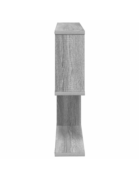 Scaffale da parete Sonoma grigio 60 x 12 x 50,5 cm