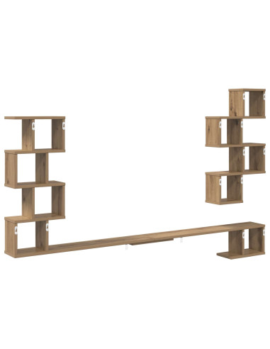 Mensola per TV da muro Rovere Artigianale 180 x 15 x 94 cm
