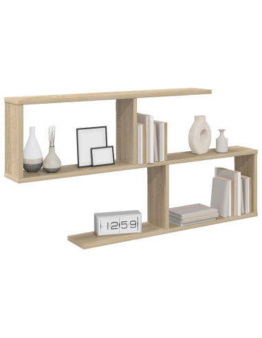 Scaffale da parete Rovere Sonoma 100 x 12 x 50,5 cm
