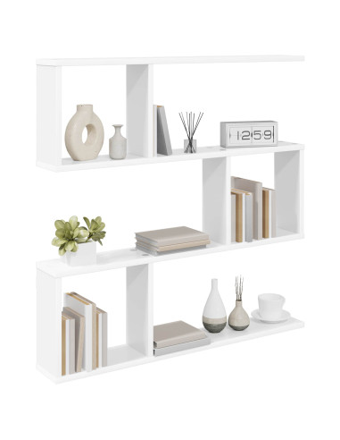 Scaffale da parete Bianco 80 x 12 x 79,5 cm
