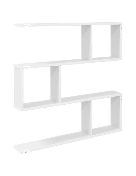 Scaffale da parete Bianco 80 x 12 x 79,5 cm