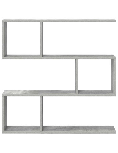 Scaffale da parete Grigio Cemento 80 x 12 x 79,5 cm