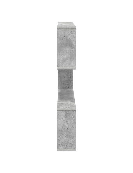 Scaffale da parete Grigio Cemento 80 x 12 x 79,5 cm