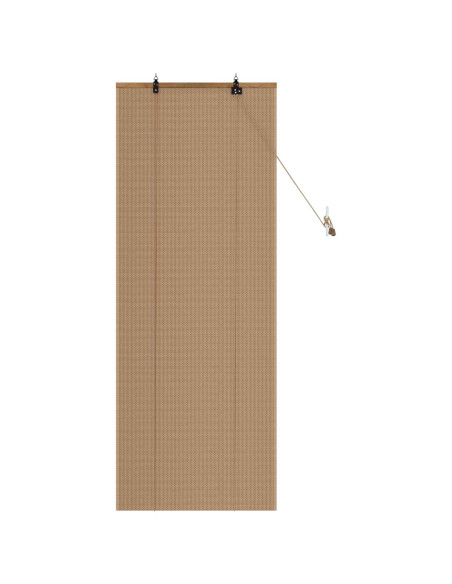 Tenda a rullo Marrone 60 x 160 cm Bambù
