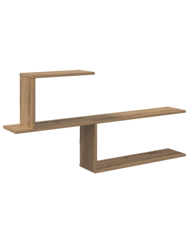 Scaffale da parete Rovere Artigianale 122 x 18 x 60 cm