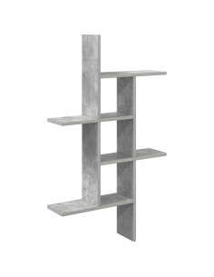 Scaffale da parete Grigio Cemento 61 x 15 x 102 cm
