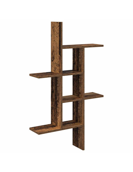Scaffale da parete Legno antico 61 x 15 x 102 cm