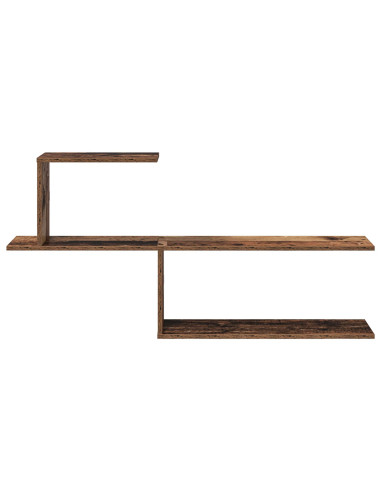 Scaffale da parete Legno antico 122 x 18 x 60 cm