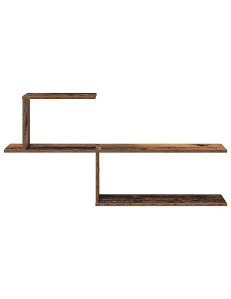 Scaffale da parete Legno antico 122 x 18 x 60 cm