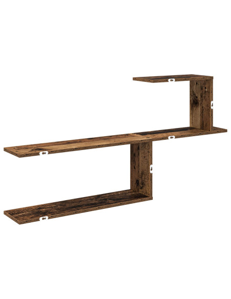 Scaffale da parete Legno antico 122 x 18 x 60 cm