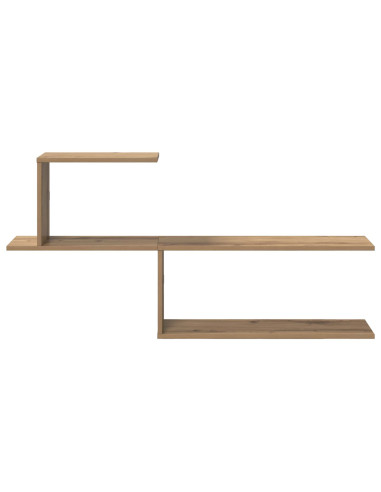 Scaffale da parete Rovere Artigianale 122 x 18 x 60 cm