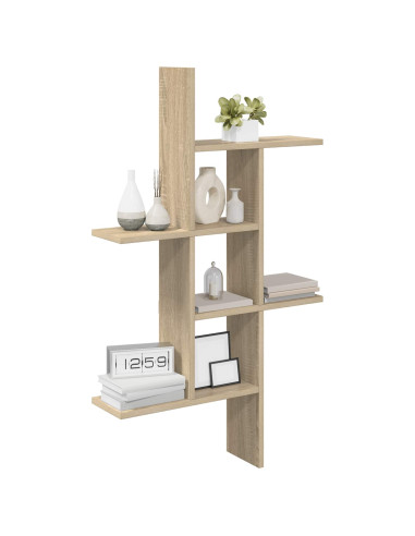 Scaffale da parete Rovere Sonoma 61 x 15 x 102 cm
