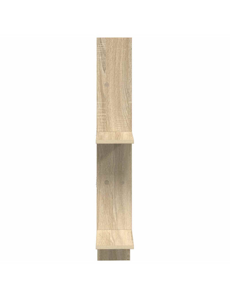 Scaffale da parete Rovere Sonoma 61 x 15 x 102 cm