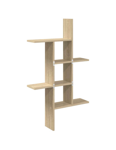 Scaffale da parete Rovere Sonoma 61 x 15 x 102 cm