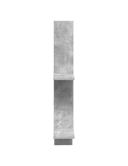 Scaffale da parete Grigio Cemento 61 x 15 x 102 cm