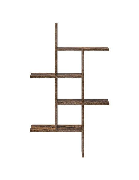Scaffale da parete Rovere Fumo 61 x 15 x 102 cm