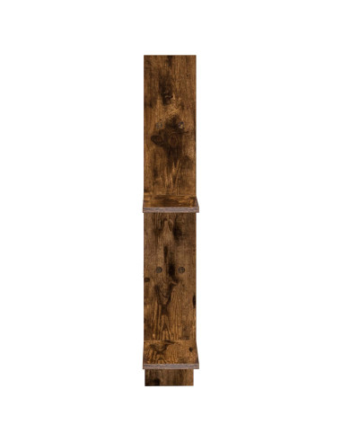 Scaffale da parete Rovere Fumo 61 x 15 x 102 cm