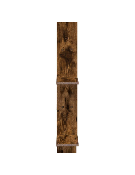 Scaffale da parete Rovere Fumo 61 x 15 x 102 cm