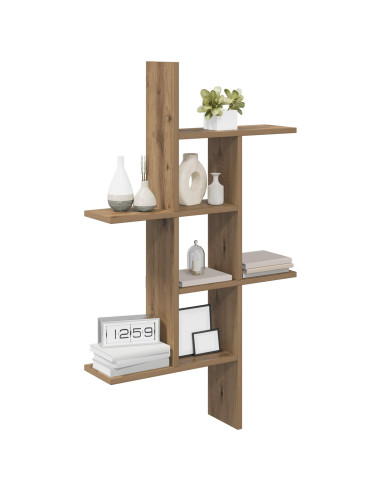 Scaffale da parete Rovere Artigianale 61 x 15 x 102 cm