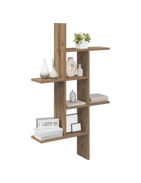 Scaffale da parete Rovere Artigianale 61 x 15 x 102 cm