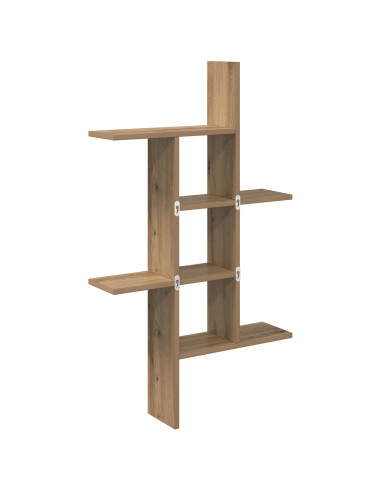 Scaffale da parete Rovere Artigianale 61 x 15 x 102 cm