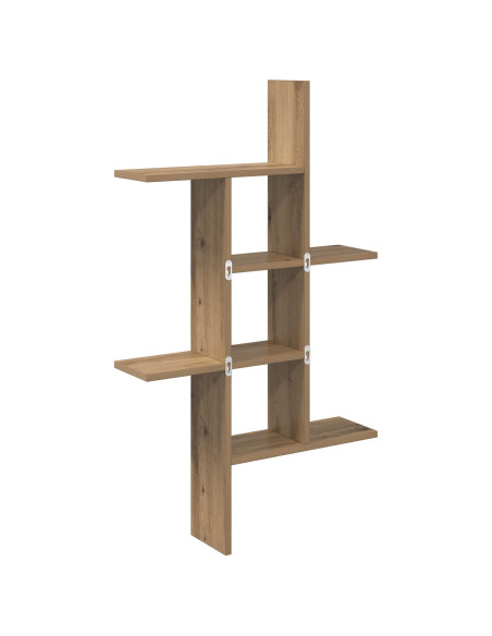 Scaffale da parete Rovere Artigianale 61 x 15 x 102 cm