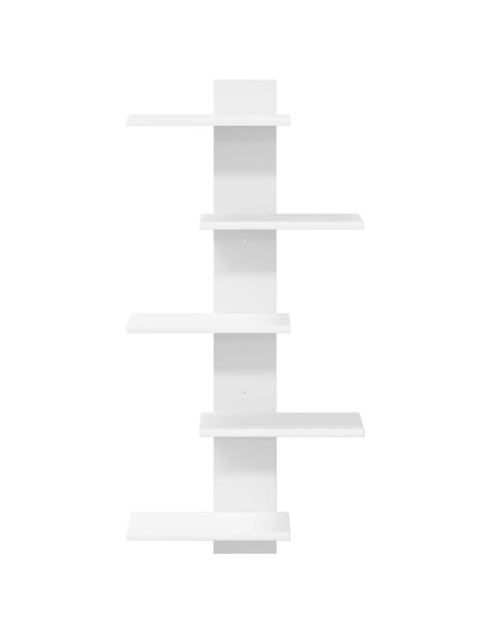 Mensola a muro flottante Bianco 48,5 x 15 x 101 cm