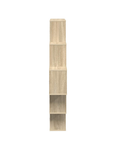 Scaffale da parete Rovere Sonoma 120 x 20 x 136 cm