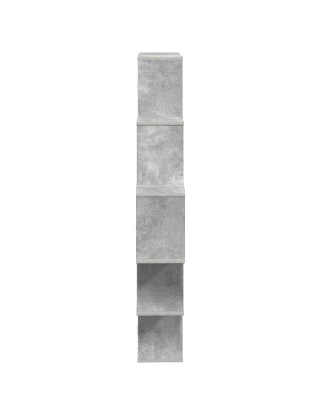 Scaffale da parete Grigio Cemento 120 x 20 x 136 cm