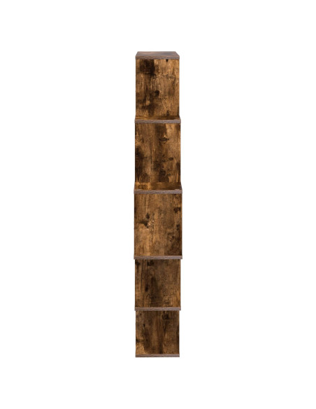 Scaffale da parete Rovere Fumo 120 x 20 x 136 cm