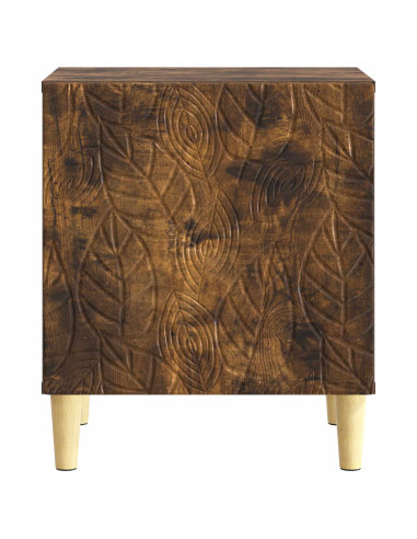 Comodino Rovere Fumo 43 x 34,5 x 50 cm Legno ingegnerizzato