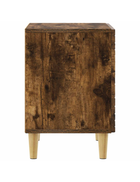 Comodino Rovere Fumo 43 x 34,5 x 50 cm Legno ingegnerizzato