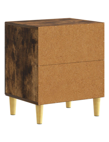 Comodino Rovere Fumo 43 x 34,5 x 50 cm Legno ingegnerizzato