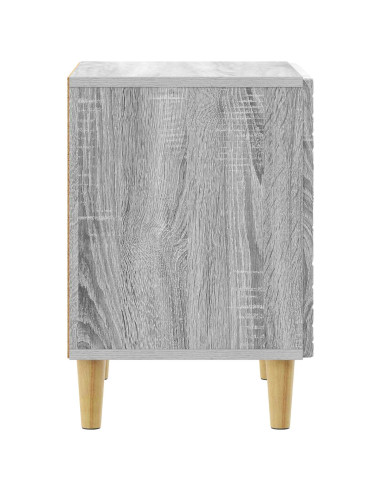 Comodino Sonoma grigio 43 x 34,5 x 50 cm Legno ingegnerizzato