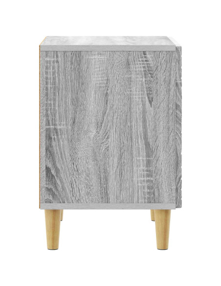 Comodino Sonoma grigio 43 x 34,5 x 50 cm Legno ingegnerizzato