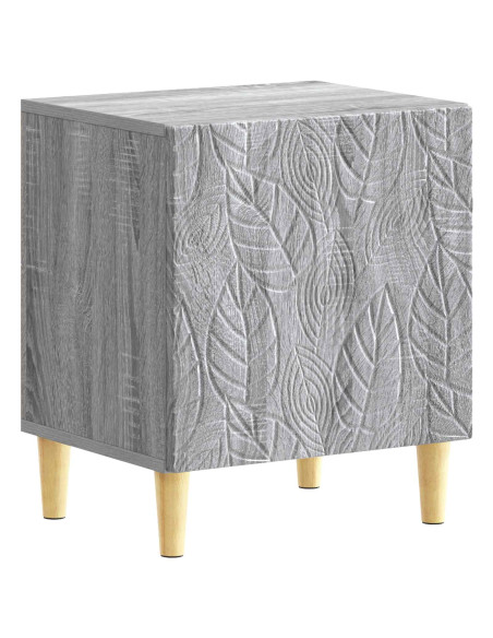 Comodino 2 pcs Sonoma grigio 43 x 34,5 x 50 cm