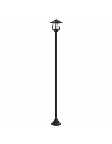Set di Lampioni with LED Bulb 2 pz Nero 16 x 16 x 156 cm
