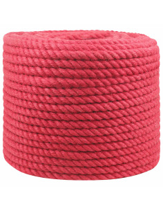 Corda di Juta Rosso 100% juta Tossa
